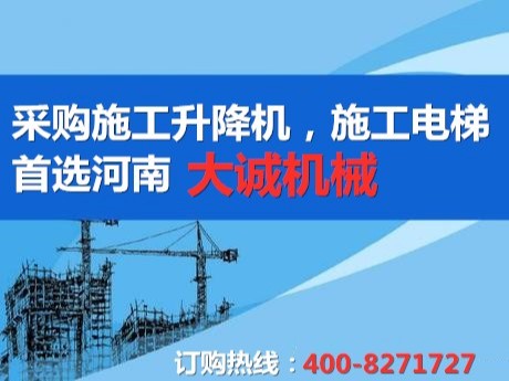 雙籠施工升降機，工地物料機價格多少？